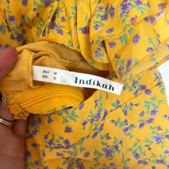 MIAMI SUNSET DRESS YELLOW - Picture 3 of 8